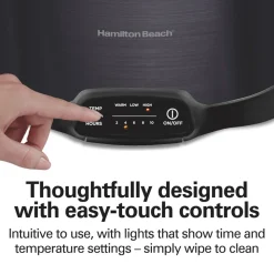 7 Quart Programmable Stay or Go® Slow Cooker