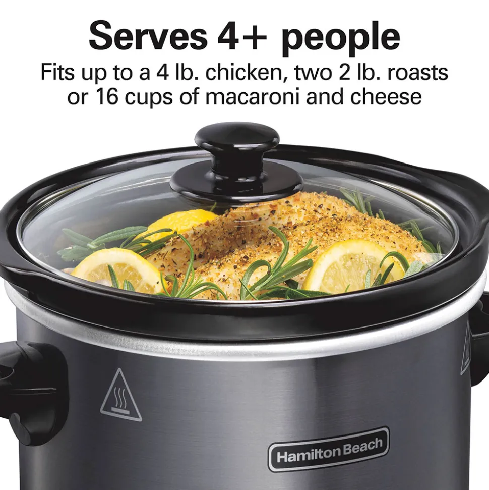 4 Quart Round Slow Cooker