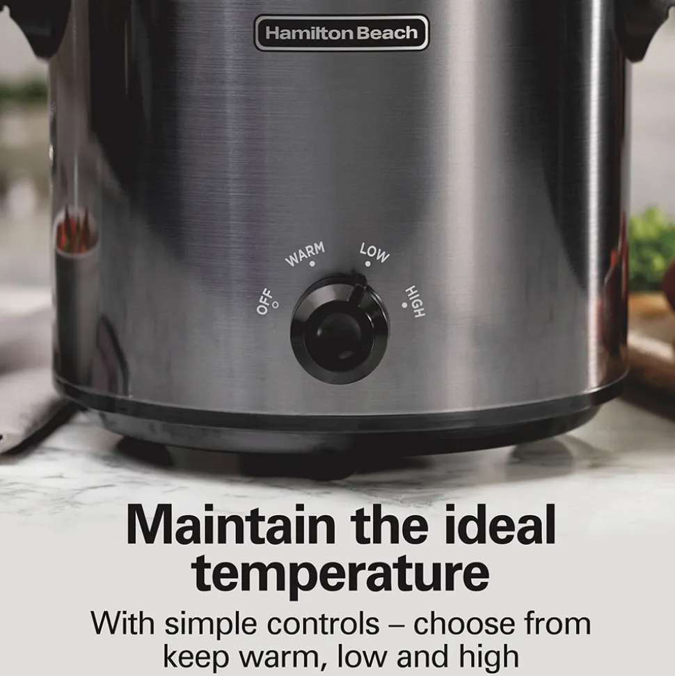 4 Quart Round Slow Cooker