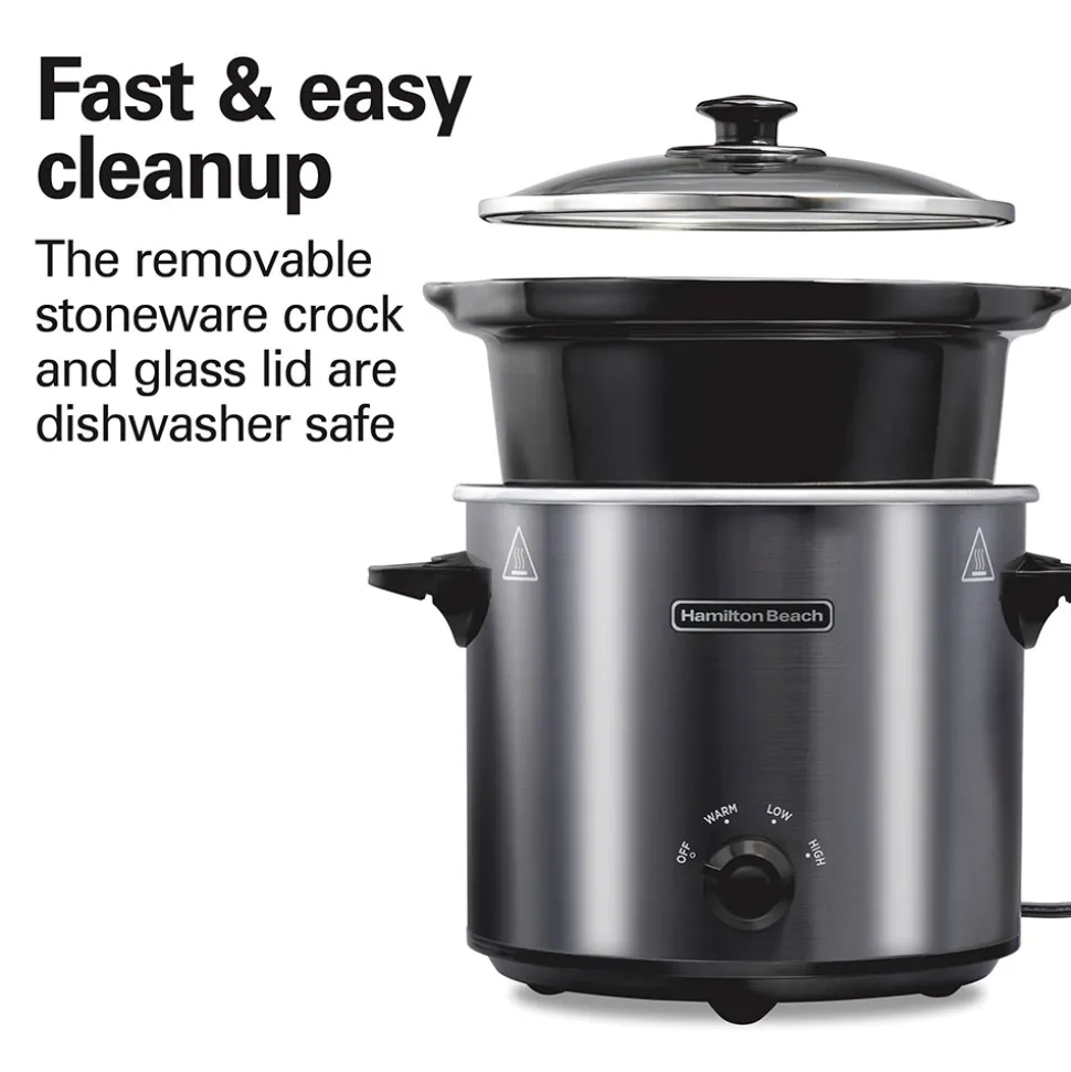 4 Quart Round Slow Cooker