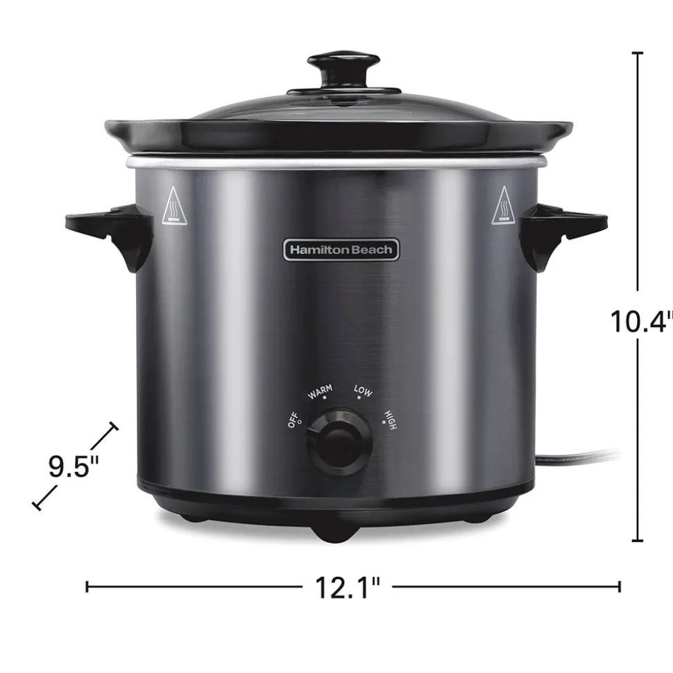 4 Quart Round Slow Cooker
