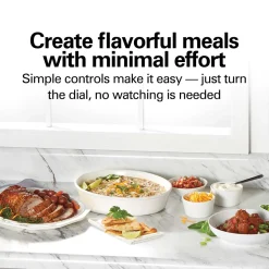 6 Quart Slow Cooker Chrome