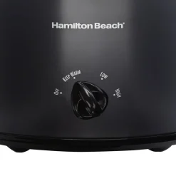 3 Quart Slow Cooker, Matte Black