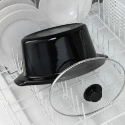 3 Quart Slow Cooker, Matte Black