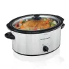 5 Quart Slow Cooker, Silver