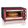 4 Slice Capacity Toaster Oven Red