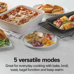4 Slice Capacity Toaster Oven Red