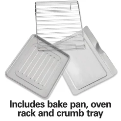 4 Slice Capacity Toaster Oven Red