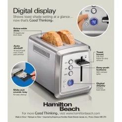 2 Slice Digital Toaster