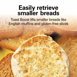 2 Slice Metal Toaster, Black