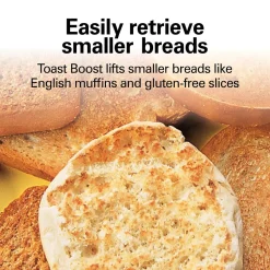 2 Slice Metal Toaster, Red