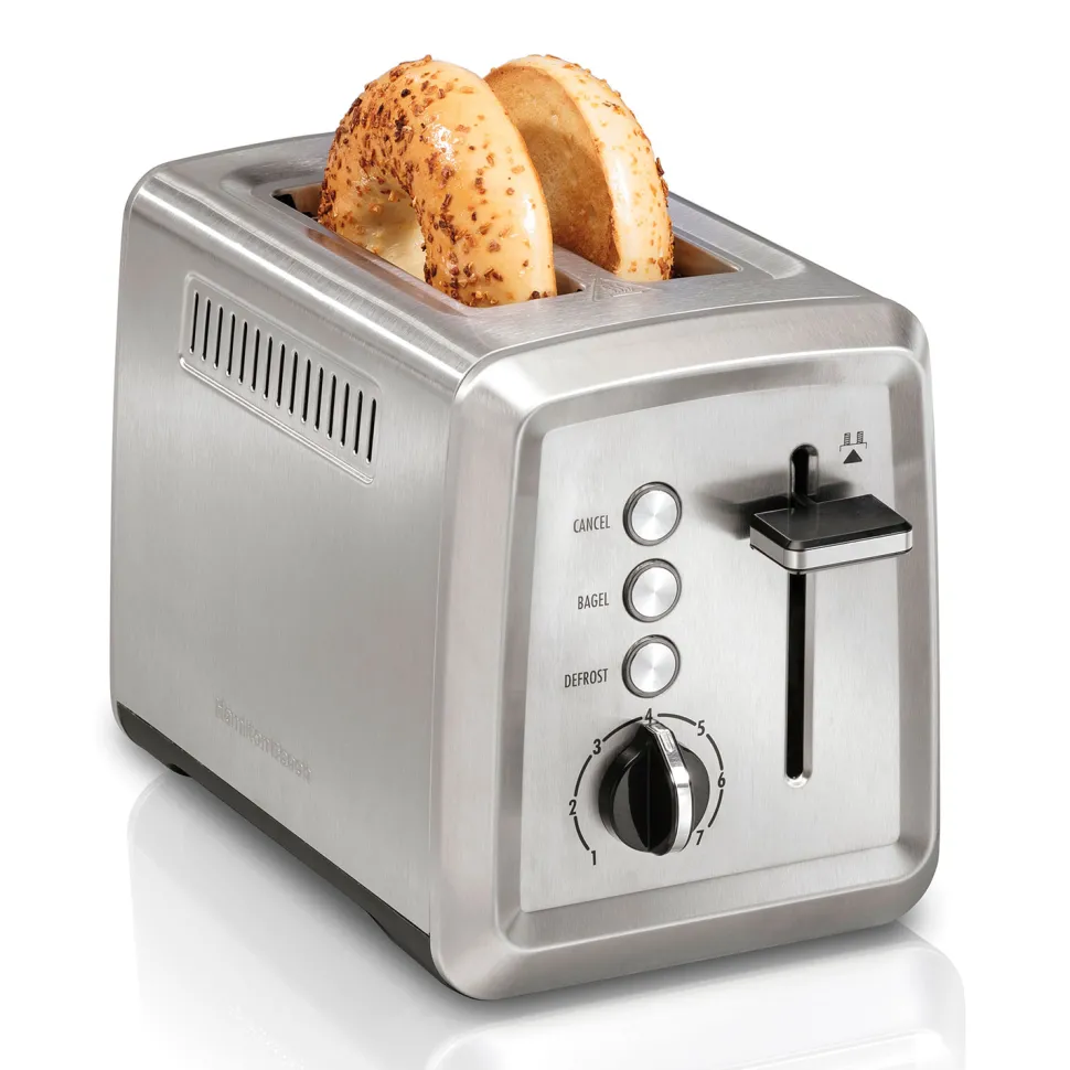 2 Slice Stainless Steel Toaster