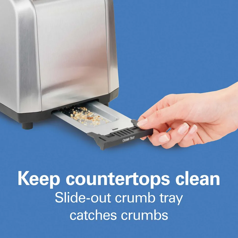 2 Slice Toaster with Extra-Wide Slots