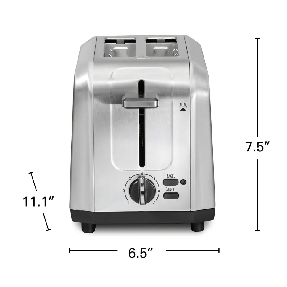 2 Slice Toaster with Extra-Wide Slots