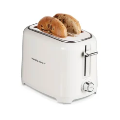 2 Slice Toaster with Extra-Wide Slots, White