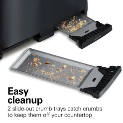 4 Slice Toaster with Extra-Wide Slots