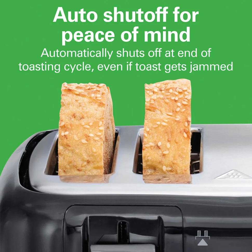 4 Slice Toaster with Extra-Wide Slots