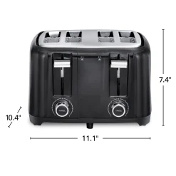 4 Slice Toaster with Extra-Wide Slots