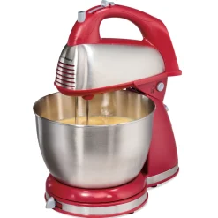 6 Speed Classic Stand Mixer, Red