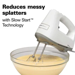 3 Speed Hand Mixer White