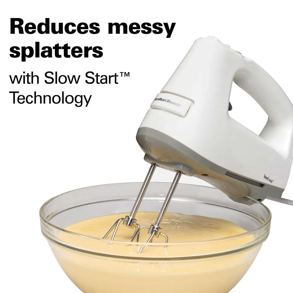 3 Speed Hand Mixer White
