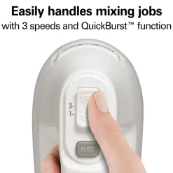 3 Speed Hand Mixer White