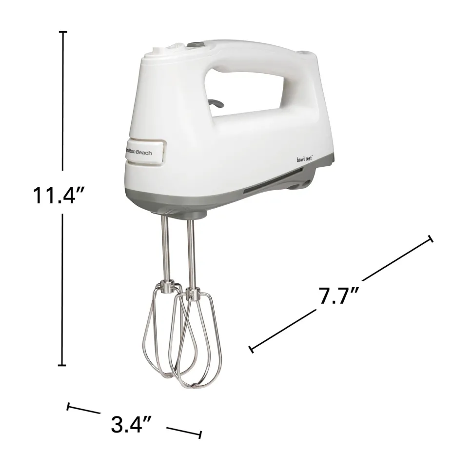 3 Speed Hand Mixer White