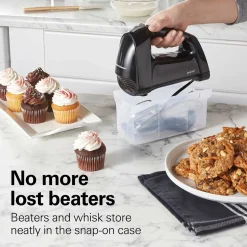 6 Speed Hand Mixer with Quick Burst™ and Snap-On Case