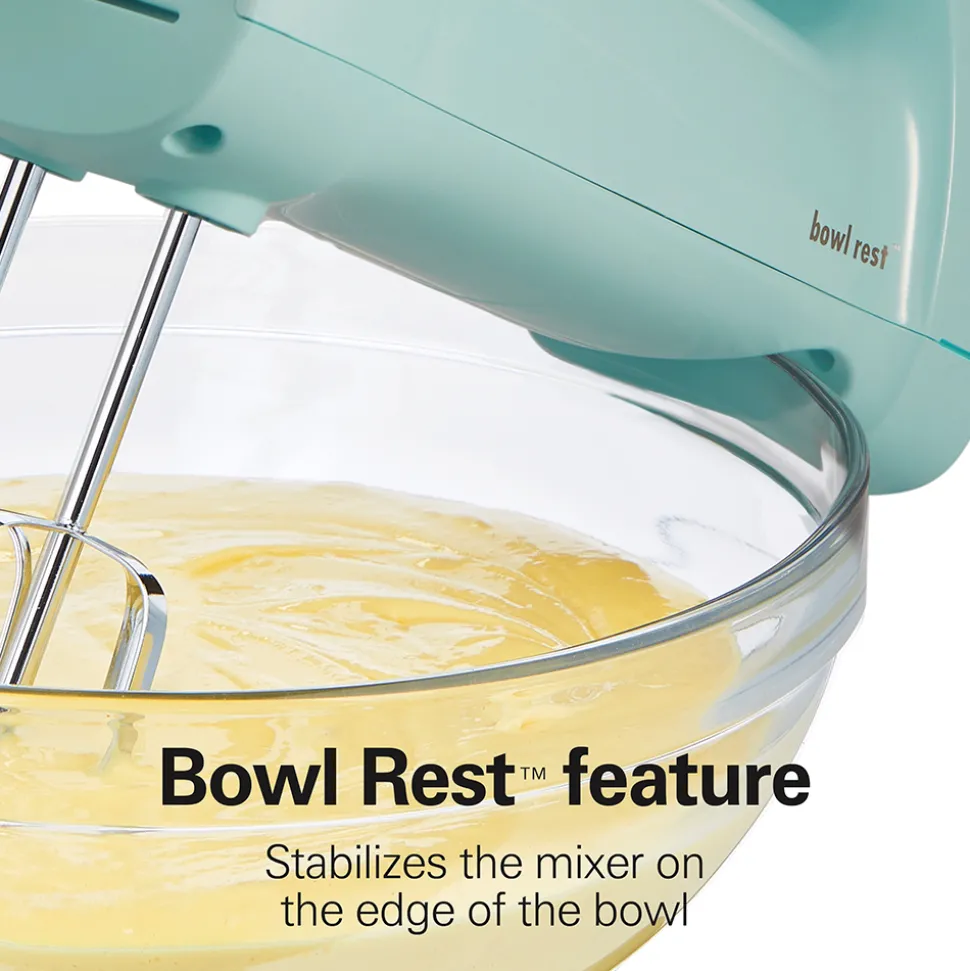6 Speed Hand Mixer with QuickBurst™, Ice Blue