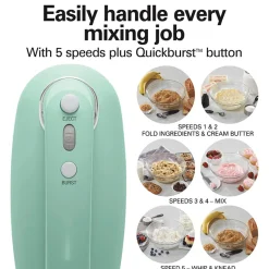 5 Speed Hand Mixer with SmartBoost™ Technology