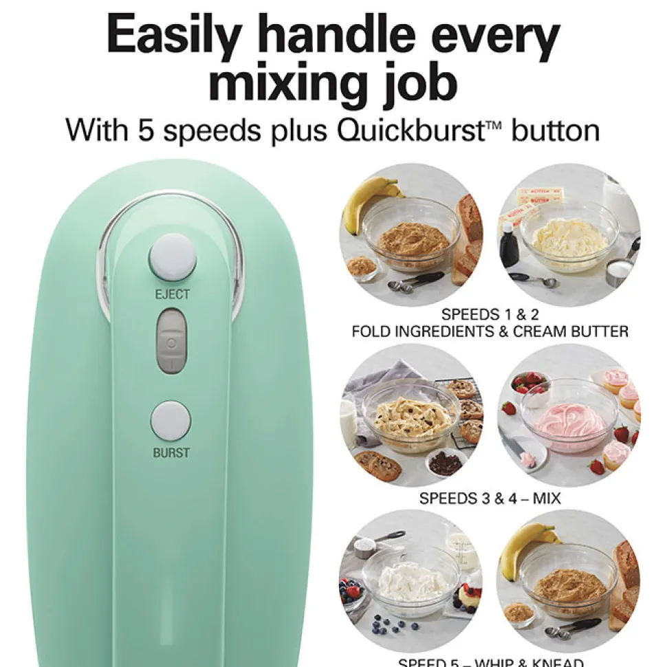 5 Speed Hand Mixer with SmartBoost™ Technology