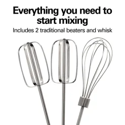 6 Speed Hand Mixer with Storage Clip