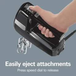 6 Speed Hand Mixer with Storage Clip