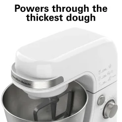 7 Speed Mixer, 4 Quart Capacity, White