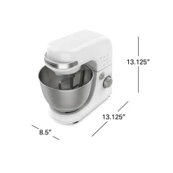 7 Speed Mixer, 4 Quart Capacity, White