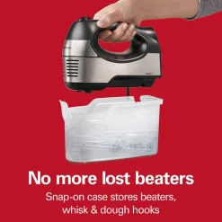 6 Speed Performance Hand Mixer with Case and Attachments