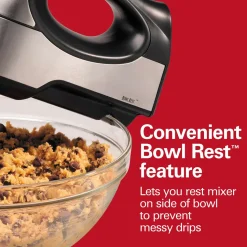 6 Speed Performance Hand Mixer with Case and Attachments