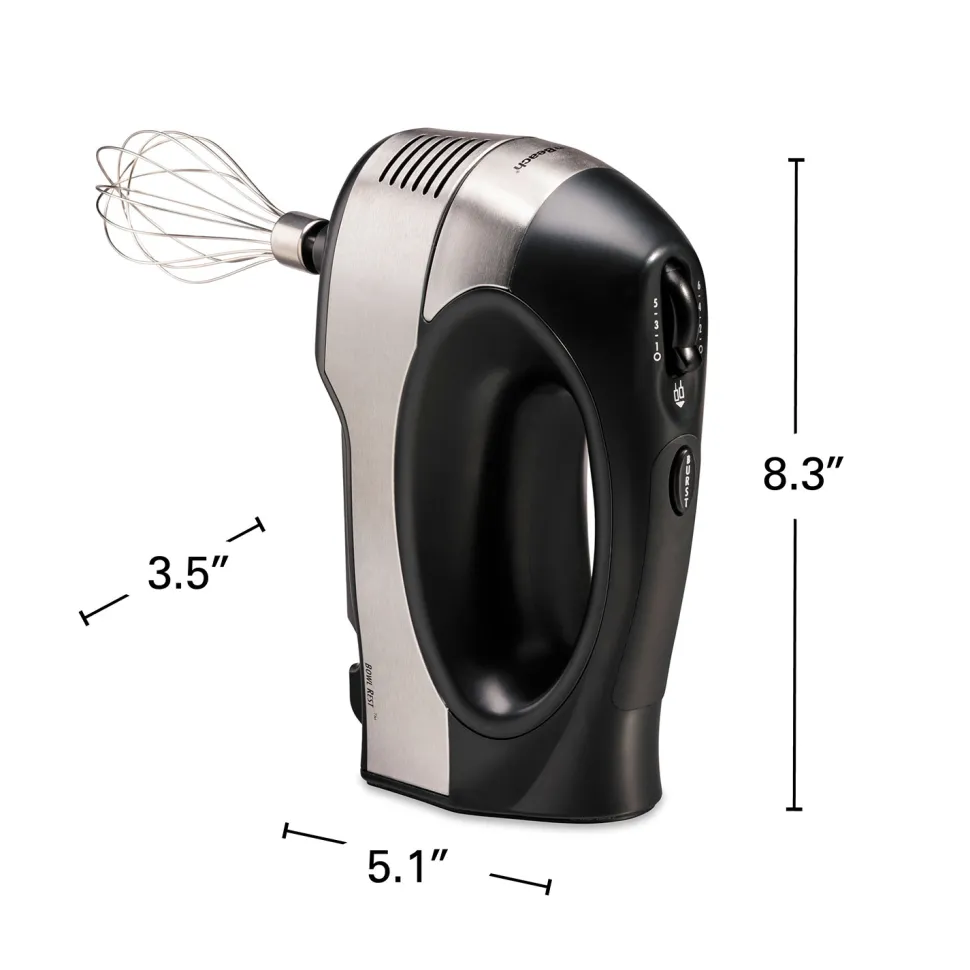 6 Speed Performance Hand Mixer with Case and Attachments