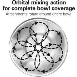 7 Speed Stack & Scrape™ Stand Mixer, Black