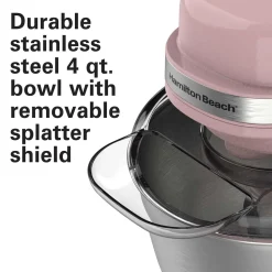 7 Speed Stand Mixer, 4 Quart Capacity, Rose