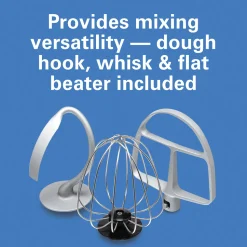 7 Speed Stand Mixer, 4 Quart, Silver