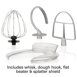 7 Speed Stand Mixer, 4 Quart, Silver