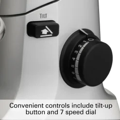 7 Speed Stand Mixer, 4 Quart, Silver