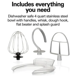 7 Speed Stand Mixer, 4 Quart, Rose