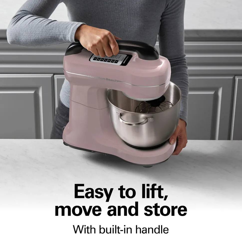 7 Speed Stand Mixer, 4 Quart, Rose