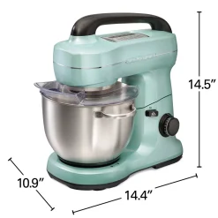 7 Speed Stand Mixer, 4 Quart, Aqua