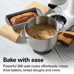 7 Speed Stand Mixer, 4 Quart, Pearly White