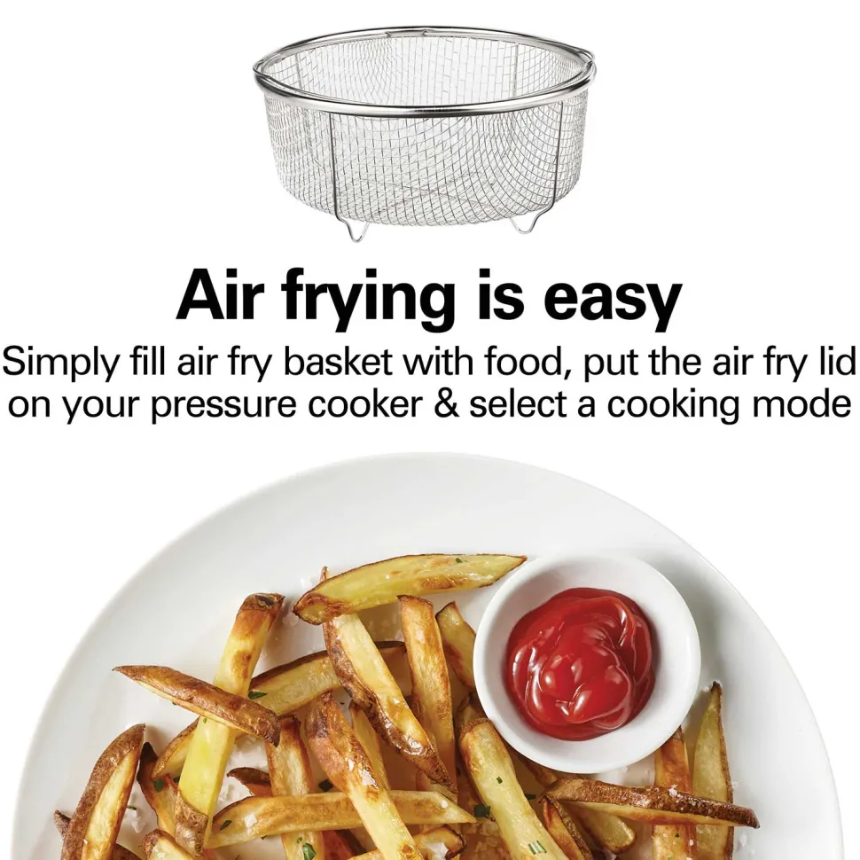 Air Fry Lid for 6 and 8 Quart Pressure Cookers
