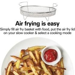Air Fry Lid for 6 Quart Oval Slow Cookers
