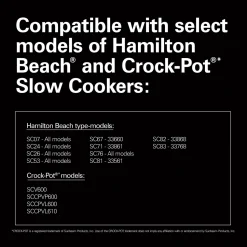 Air Fry Lid for 6 Quart Oval Slow Cookers